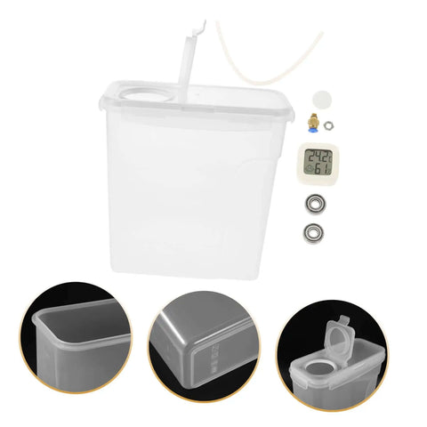 4L Filament Dryer Box For 3D Printer Spools Dehydrator And Storage With humidity monitor and spool holder