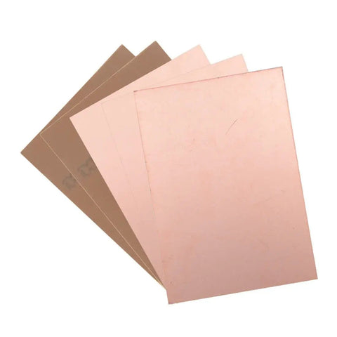 5 Pieces 100x70mm Single Sided Copper Clad Laminate PCB Bakelite Board 1.5mm Thick Built For DIY Electronics Projects And Prototyping