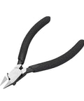 Precision Model Cutter Pliers For Puzzle Building, Diagonal Nippers Wire Cutter Set with black grips, high carbon steel construction
