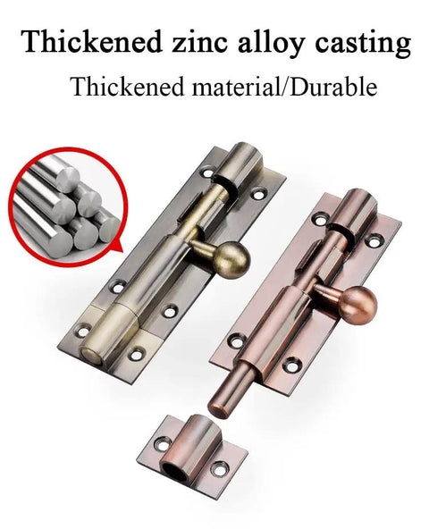 Secure Your Home With Heavy Duty Zinc Alloy Sliding Bolt Latch Smooth Glide Action Rock Solid Barn Door Hardware In Green Bronze Finish for thickened zinc alloy latches.