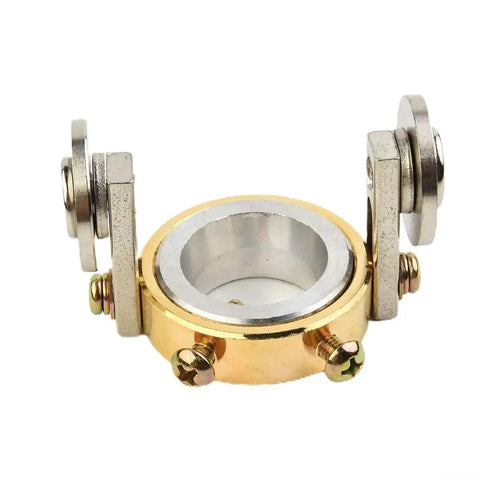 Dual wheel roller guide component for Pt-31 Lg-40 torch, featuring gold and silver materials, designed for precise cutting.