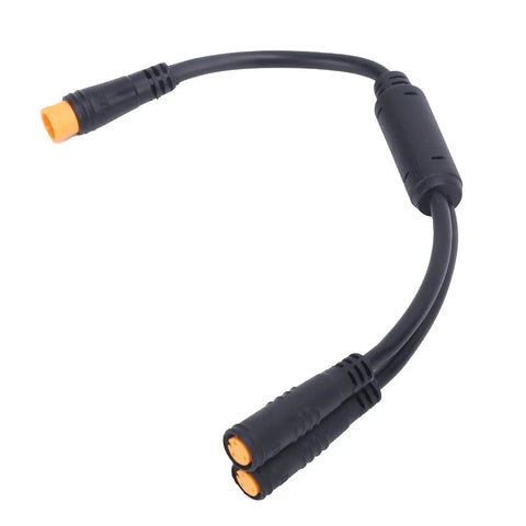1T2 Splitter Cable For E Bike Gear Sensor And Brake 3 Pin Connector Easy Hook Up For BBS01 BBS02 BBSHD Shift Sensor And Brake Electric Conversion Parts For Smooth Power Tuning