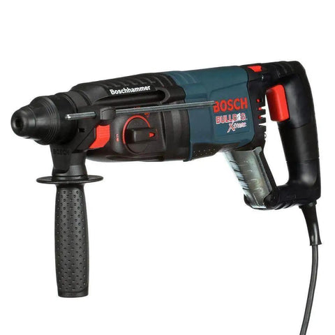 Reconditioned Bulldog Xtreme 1-Inch SDS-Plus D-Handle Rotary Hammer With Variable Speed, 7.5 Amp, 2.5 Ft-Lb Impact Energy, side view.
