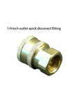 1/4 inch brass quick disconnect fitting for Heavy Duty 3000 PSI Pressure Washer Gun Replacement For SPX3000 Hoses Brass M22