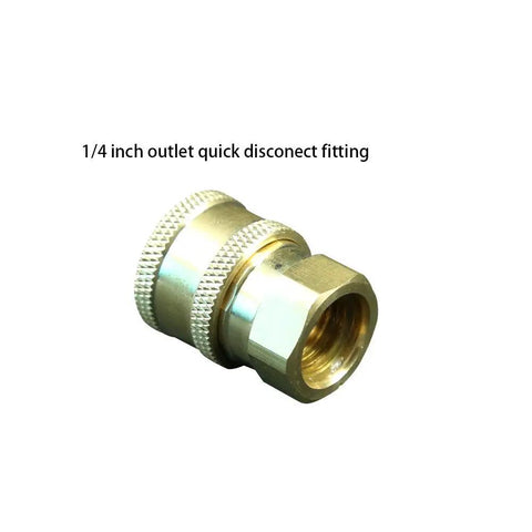 1/4 inch brass quick disconnect fitting for Heavy Duty 3000 PSI Pressure Washer Gun Replacement For SPX3000 Hoses Brass M22