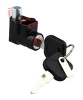 Secure Metal Lock Cover For Hailong E Bike Battery Case Silver Heavy Duty Anti Theft Protection Fits Model 1 Plus Robust Replacement To Keep Your Ride Safe From Thieves. Black metal battery lock with keys, 11mm pin and 18.1mm housing