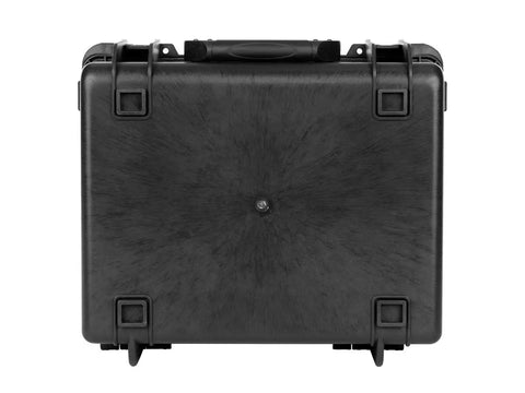 Built Tough Weatherproof Hard Case With Customizable Foam Insert Shockproof IP67 Dust And Water Guard Up To 1 Meter For 30 Minutes 28.5 Liter Capacity 19x16x8 Inches Ultraviolet And Impact Resistant Black