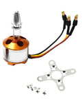 Beefed-Up Brushless Drone Motor With Multiple KV Options 930KV 1000KV 1400KV 2200KV 2450KV 2700KV For FPV Drones, Quadcopter, RC Plane, Fixed-Wing