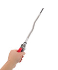 Heavy Duty Aluminum Air Blow Gun With 30cm Extension Nozzle Adjustable Flow Control For Delicate Tool Cleaning And Tough Debris Removal Extended Reach For Hard To Access Areas Versatile Pro Pneumatic Dust Blaster, hand-held