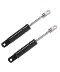 2 Pack Black Gas Spring Lift Supports And Struts For Rv Car Truck Window Cabinet Door Covers Straight Up Built Tough With Zero Sweat Swaps 4 Inch 5lb 22N Universal Replacement in a close-up view.