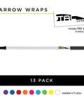White 4.25 Inch Arrow Vanes For Compound Bow And Crossbow Fletching, Ultra Lightweight Yet Built Tough For Pinpoint Accuracy