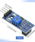 10 Pack TCRT5000 Infrared Reflective Sensor Switch Module For Obstacle Avoidance And Line Tracking With 3.3V To 5V Compatibility