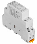 25 Amp Two Pole AC Contactor With 110V 120V Coil, 2NO, Universal DIN Rail Mount, heavy duty home circuit control switch