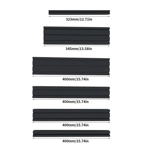 Build A Dope 3D Printer Setup With This Rugged Black Aluminum Extrusion Frame Kit Featuring T Slot Profile Pre Cut Tubes For Rock Solid Corexy Assembly And Smooth Maker Projects