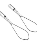 Two Pack Aluminum Wedge Clamps With Stainless Steel Ball Handle Secure Locking System For Aerial Cable Tightening And Sag Prevention