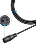 Close-up of cable and connector for All In One 12W Universal AC DC Adapter With Eight Swappable Tips Power Supply From 3V To 12V 1.2A Max Plug And Play Charger For Small Electronics Like Cameras Routers Toys And More