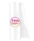 DTF Transfer Film Roll 24 Inch Wide 328 Feet Long for Direct To Film Printing Clear PET Sheets Hot Peel