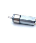 Super Cool 12V DC Gear Motor Tiny Micro Torque Powerhouse For Robot Builds And DIY Projects With Stable Reliable Energy Efficient Performance You Need Today, compact silver motor side view.