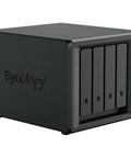 Heavy Duty Quad Bay Nas Server With Intel Celeron Six Gigs Ram Thirty Two Tb Storage Plus One Tb Nvme Cache Boost, front view.