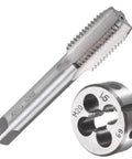 Pro Grade M20 X 1.5 Tap And Die Set High Speed Steel HSS Straight Fluted Tap And Round Die Close-Up