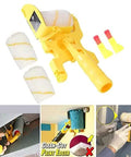 Professional 7 Piece Paint Edger Roller Tool Kit with soft foam roller and corner brushes for precise painting.