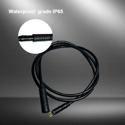 E Bike Motor Extension Cable 9 Pin Waterproof Female To Male Connector For Wheel Motors, Plug And Play Easy Install Arrow Labeled Wiring Kit, Compatible With Mountain And Road E Bikes, Heavy Duty Weatherproof Extension Cord