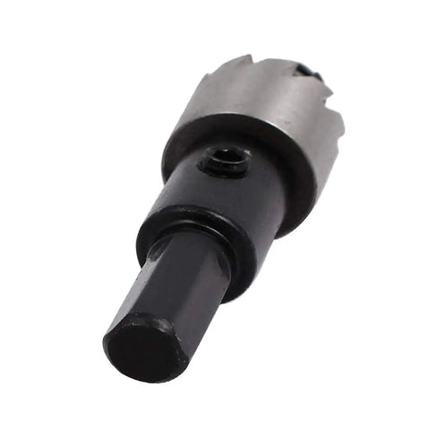 HSS Hole Saw Kit 16mm Cutting Diameter, 68mm Long, Spring Loaded Twist Bit, Durable Wood Metal Plastic Cutting, Includes Hex Wrench