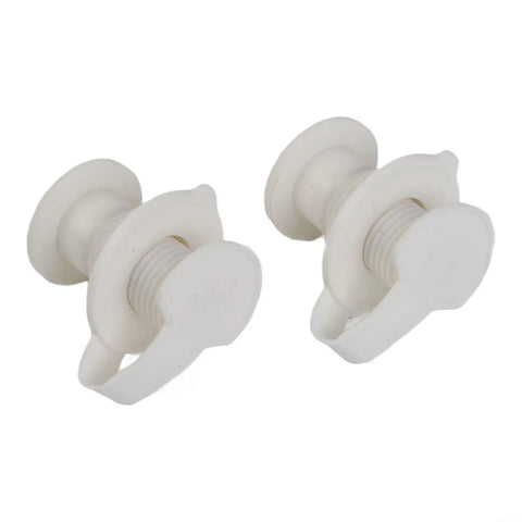 Camping Cooler Drain Stopper Kit With 1 Inch And 1.5 Inch Shaft Lengths Leak Proof PP Plastic Replacement With Washers