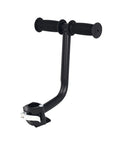 Kids Bike Handrail And Rear Seat Armrest For Child Carrier, 8.07 inch aluminum alloy handlebar with soft rubber grip and clamp