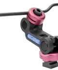 Premium Quality Low Profile Workstop For Vise Jaws with pink accents, designed for CNC and manual milling machines.