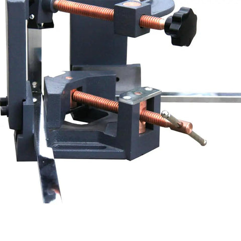 Beefy 3 Axis Welding Clamp Heavy Duty Cast Iron Vice With Killer Grip And Zero Play Design Featuring 3.9 Inch Jaw Opening For Steel And Wood DIY Shop Builds