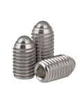 Premium Stainless Steel Spring Ball Plunger Screws Featuring Metric Threads For Rock Solid Positioning and Zero Hassle Machine Setup.