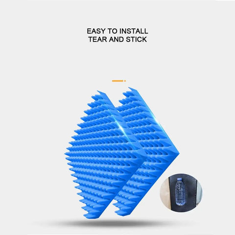 High Density Egg Crate Acoustic Foam Roll With Rock Solid Self Adhesive Backing for sound insulation and echo reduction.
