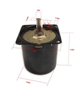 110V 220V Synchronous AC Gear Motor Mini Electric Motor Reducer Low Speed Metal Gear Drive for Barbecue Grills
