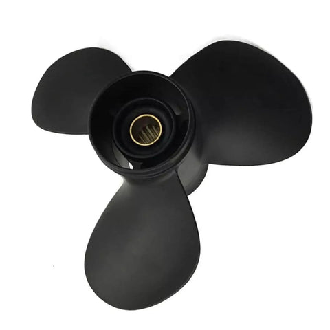 11.4 Diameter By 12 Pitch Aluminum Outboard Propeller For Tohatsu 35-50HP Engines, 13 Spline, Right Hand Rotation, Model 3T5B645250