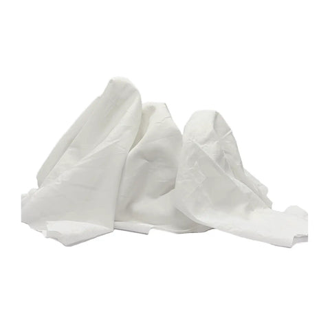 Recycled White Cotton Cleaning Rags Bulk Pack For Household Shop Garage And Auto Paint Tasks Heavy Duty Multipurpose Rags For Grease Removal