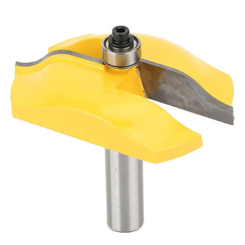 Pro Grade Cove Raised Panel Router Bit Half Inch Shank Cemented Carbide Door Milling Cutter in yellow coating