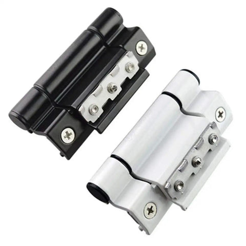 Black and white Broken Bridge Aluminum Alloy Window Hinge For 50 Type Doors And Windows With Insulation Hinge Design One Piece