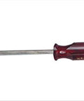 Ergo Handle Slotted Screwdriver With Square Shank Quarter Inch Tip Eight And A Half Inch Length Rugged Build For Pros And DIYers