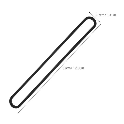 Universal Foam Gasket For Vacuum Sealer Upper Strip Replacement Tight Seal For Home And Commercial Food Packing Top Notch Elasticity Easy Fit Durable Pro Grade Foam Gasket For Maximum Sealing Power, 32cm black foam seal