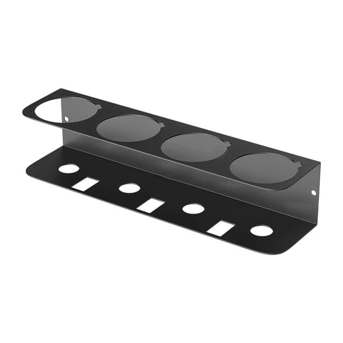 Heavy Duty Garage Tool Organizer Wall Mount With Carbon Steel Construction Adjustable Hooks And Wall Mounted Tool Holder side view