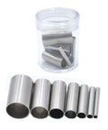 Clay Cutters Seven Piece Pro Grade Circle Cutter Set Stainless Steel Hollow Punches For Clay Pottery Ceramics Molds with Case