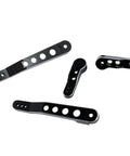 Aluminum Alloy Front And Rear Torsional Sway Bars Linkage Set For 1 To 7 UDR Upgrades Beefed Up Front And Rear Sway Bar Linkage Replacement CNC Machined Lightweight Durability Upgrade Kit For Dialed In Stability And Handling, black CNC aluminum RC link set