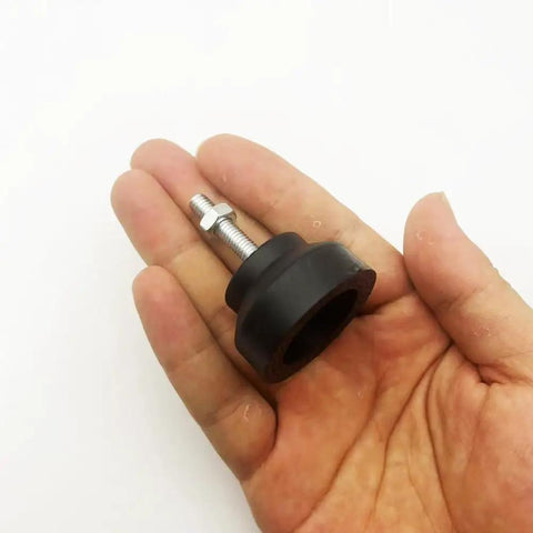 Heavy Duty Adjustable Leveling Feet With Nylon Base And Quiet Silent Furniture Legs for machinery shown in hand