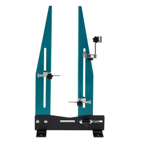 Front view of Portable Wheel Truing Stand For MTB And Road Bikes Pro-Grade Rim Alignment Tool And Wheel Repair Stand Easy To Use Built From High Carbon Steel For Durability Supports Precise Rim Check And True Alignment.