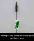 Long Reach Tree Cleaning Brush With Stainless Steel Bristles For Bark And Trunk Cleaning Jin Brush For Deep Scrub Handy Care Tool For Delicate Indoor And Outdoor Mini Trees, long handle