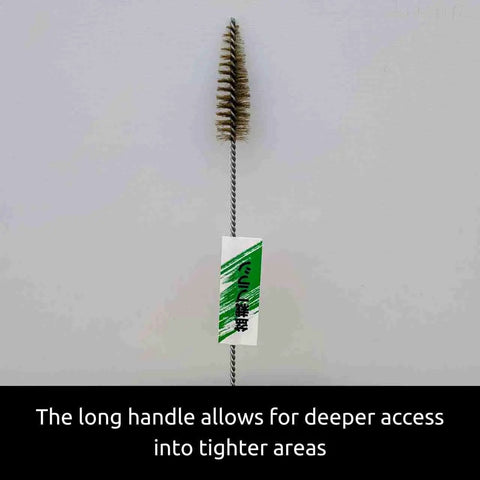 Long Reach Tree Cleaning Brush With Stainless Steel Bristles For Bark And Trunk Cleaning Jin Brush For Deep Scrub Handy Care Tool For Delicate Indoor And Outdoor Mini Trees, long handle