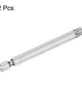 Heavy Duty 2 Pack T40 Security Torx Bits For Quarter Inch Hex Shank 3 Inch Long S2 Steel Magnetic Star Driver with Hole
