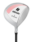 Women's 460cc Golf Driver With Graphite Shaft, Lightweight Right-Handed Single Club With Head Cover, Forgiving Distance Booster