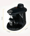 Semi Automatic Bean To Cup Espresso Coffee Machine Whips Up Barista Grade Espresso And Cappuccinos With Reliable 5 Bar Pressure Brews Straight Into Cups Hassle Free, compact design with dimensions 280mm x 270mm x 170mm.